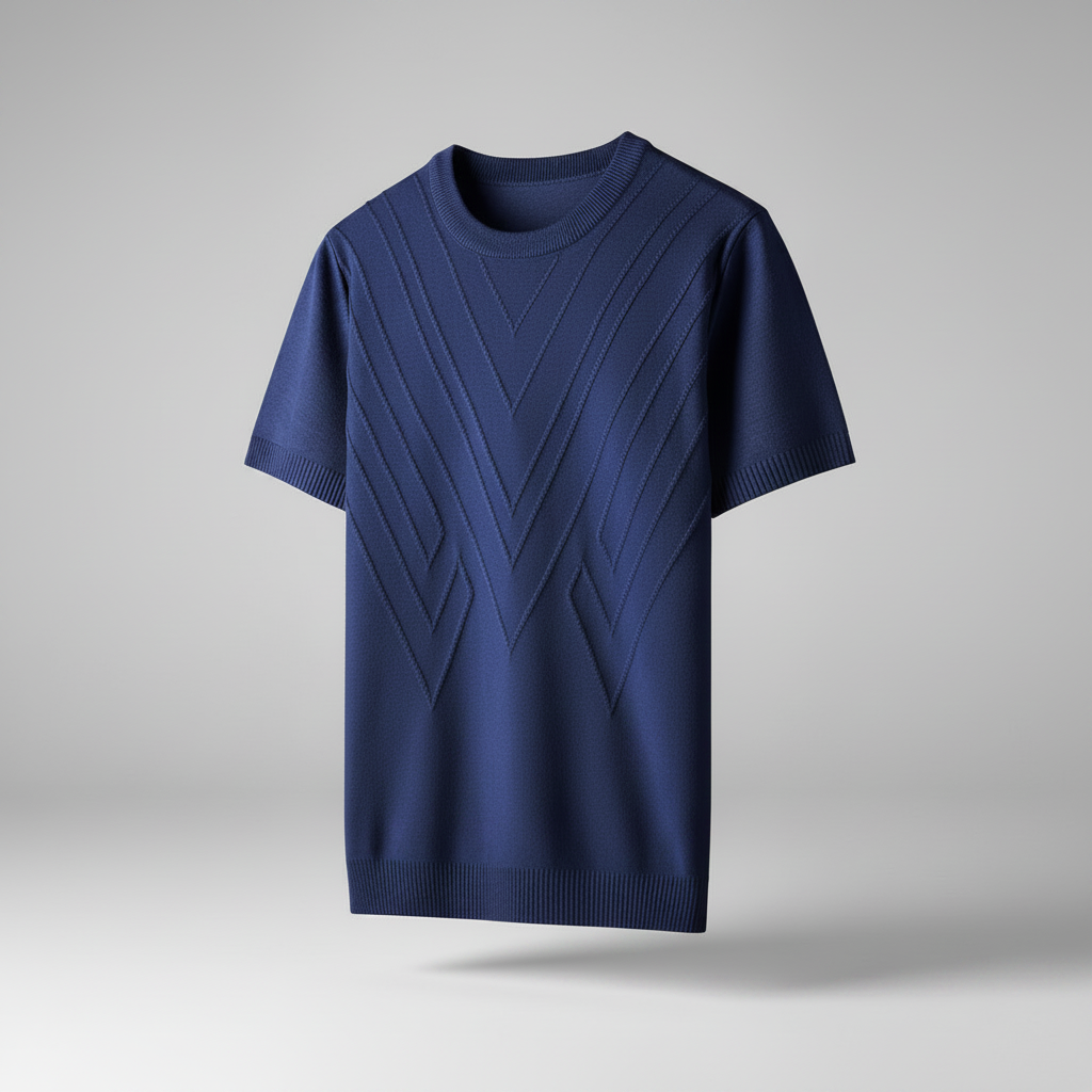 Palermo Hemd | Baumwollmischung mit Geometrischem Muster
