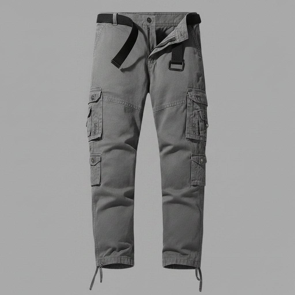 Cargohose Herren | Entspannte Passform mit Verstellbaren Bündchen