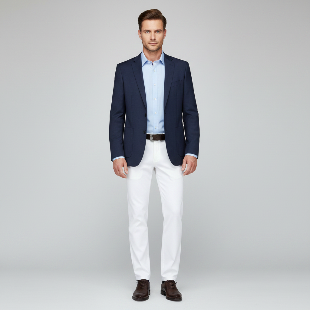 Anzughose mit geradem Bein für Herren | Komfortabler Business-Stil