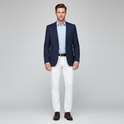 Anzughose mit geradem Bein für Herren | Komfortabler Business-Stil