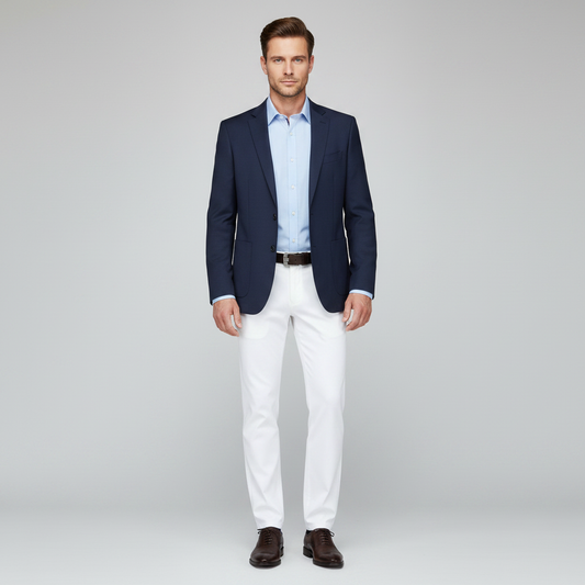 Anzughose mit geradem Bein für Herren | Komfortabler Business-Stil