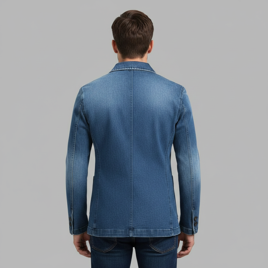 Maßgeschneiderter Jeansblazer Herren | Moderner Denim Blazer