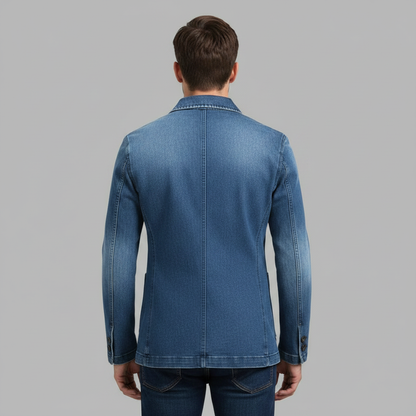 Maßgeschneiderter Jeansblazer Herren | Moderner Denim Blazer