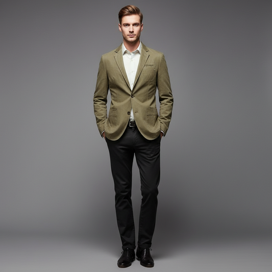 Leichter Herrenblazer Slim Fit | Lässiger Alltagsstil