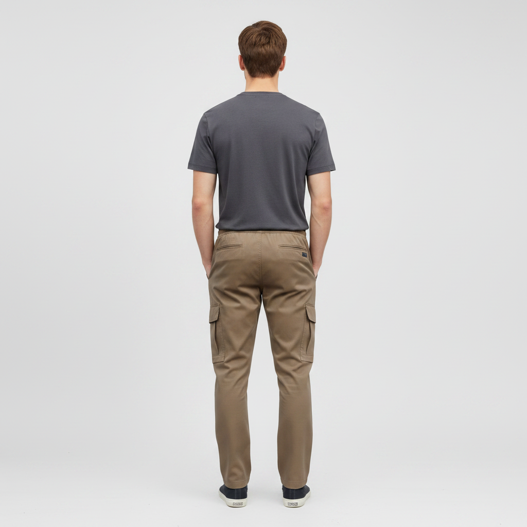 Bluefield Cargohose | Herren Baumwollmix mit elastischem Bund