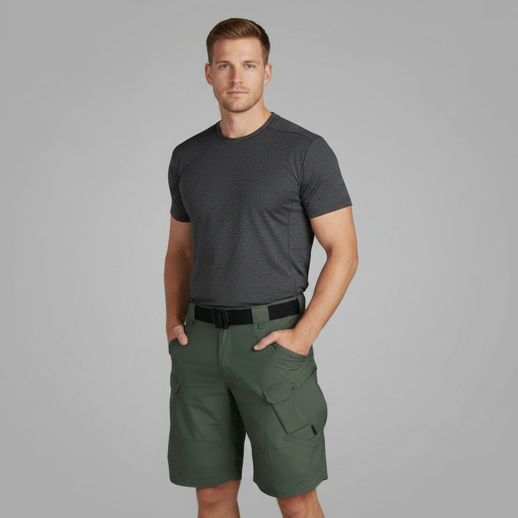 Cargo Shorts Herren | Multifunktionale Kurze Cargohose