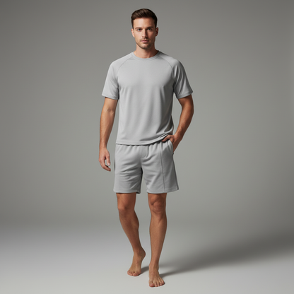 Herren Sommer-Set | Lässiges Hemd mit Shorts