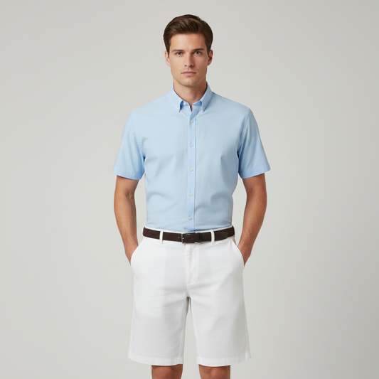 Herren Leinen Shorts | Atmungsaktive Sommerhose Komfortabel