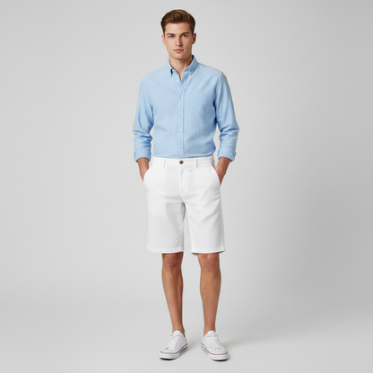 Herren Leinen Shorts | Atmungsaktive Sommerhose Komfortabel