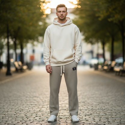 Herren Waffelstrick-Jogginghose mit Kordelzug | Freizeit Hose