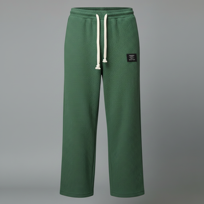 Herren Waffelstrick-Jogginghose mit Kordelzug | Freizeit Hose