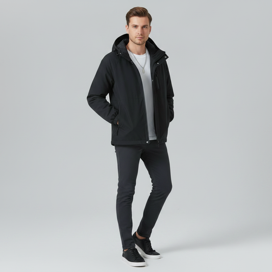 Herren Windjacke Damian | Windabweisende Jacke mit Relaxed Fit