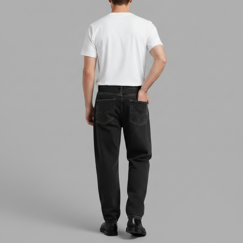 Lockere Jeans Herren | Baggy Jeans Urbaner Stil