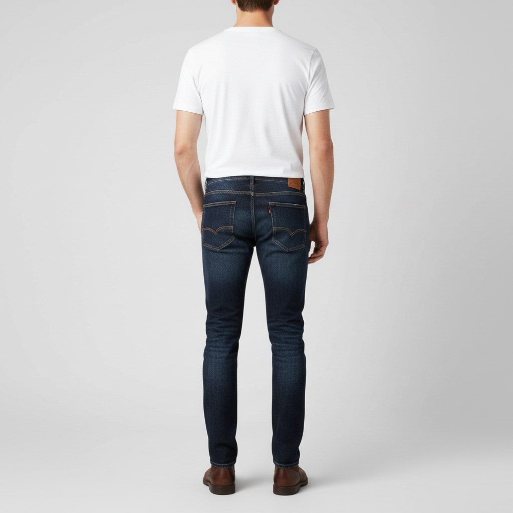 Herrenjeans Johnny | Bequeme Gerade Passform Denimhose