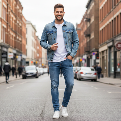 Tailored-Fit Jeans Liam | Slim Fit Denim Hose Herren