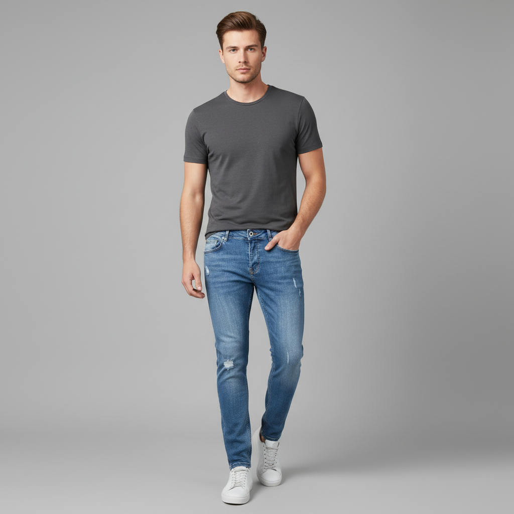 Tailored-Fit Jeans Liam | Slim Fit Denim Hose Herren