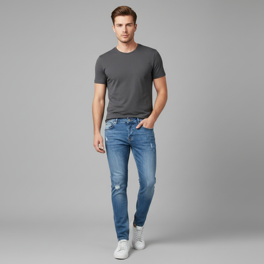 Tailored-Fit Jeans Liam | Slim Fit Denim Hose Herren