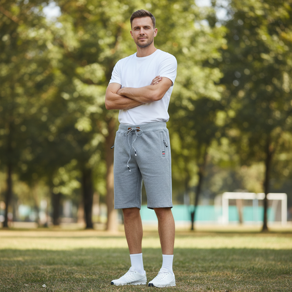 Kurze Sporthose Herren Leicht Atmungsaktiv Komfort