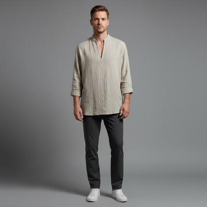 Leinen Hemd Herren | Sommerliches Herrenhemd aus Leinen