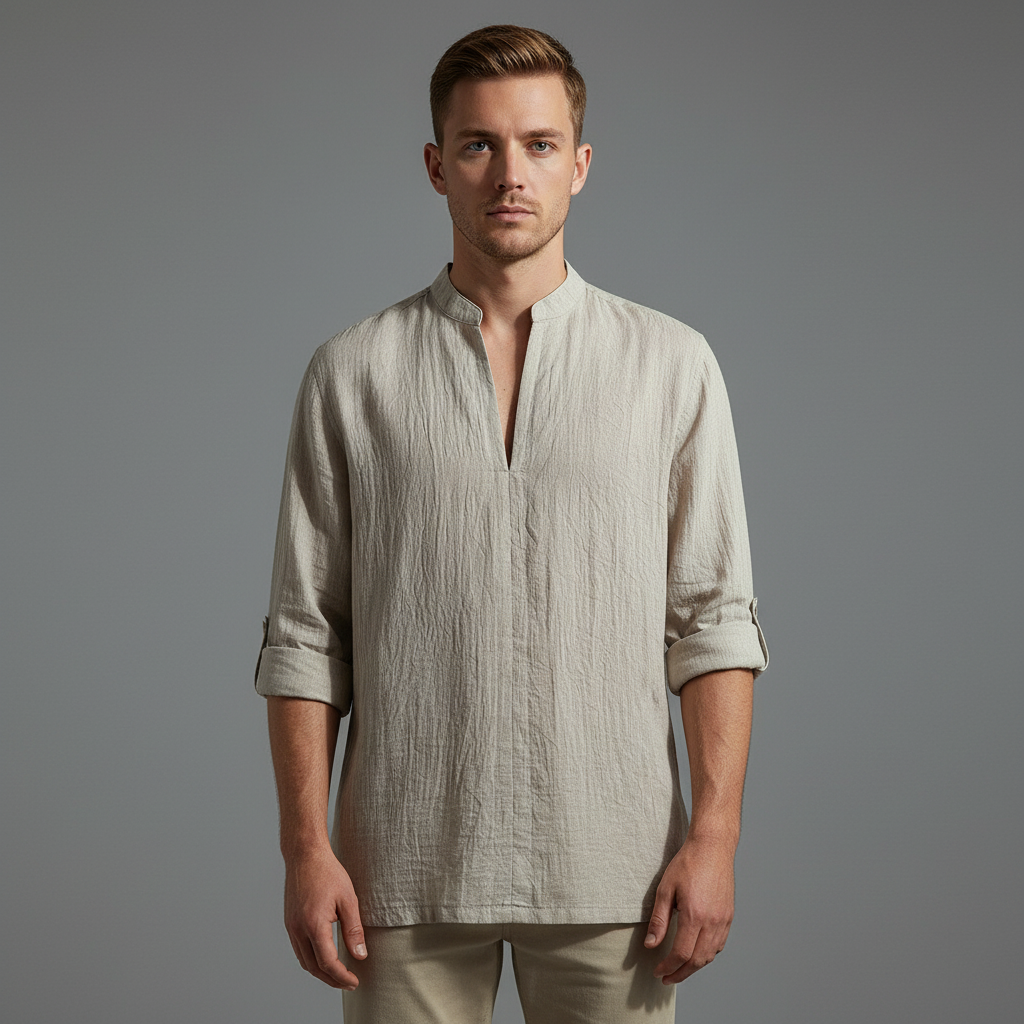 Leinen Hemd Herren | Sommerliches Herrenhemd aus Leinen