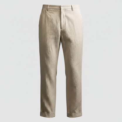 Leinenhose für Herren | Atmungsaktive Sommerhose mit geradem Schnitt