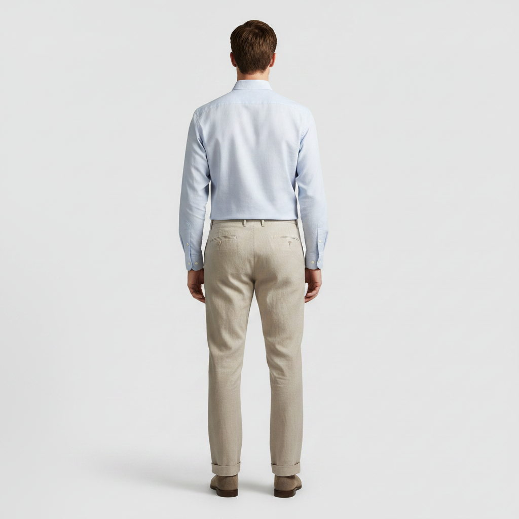 Leinenhose für Herren | Atmungsaktive Sommerhose mit geradem Schnitt