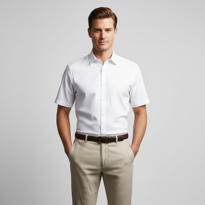Leinenhose für Herren | Atmungsaktive Sommerhose mit geradem Schnitt