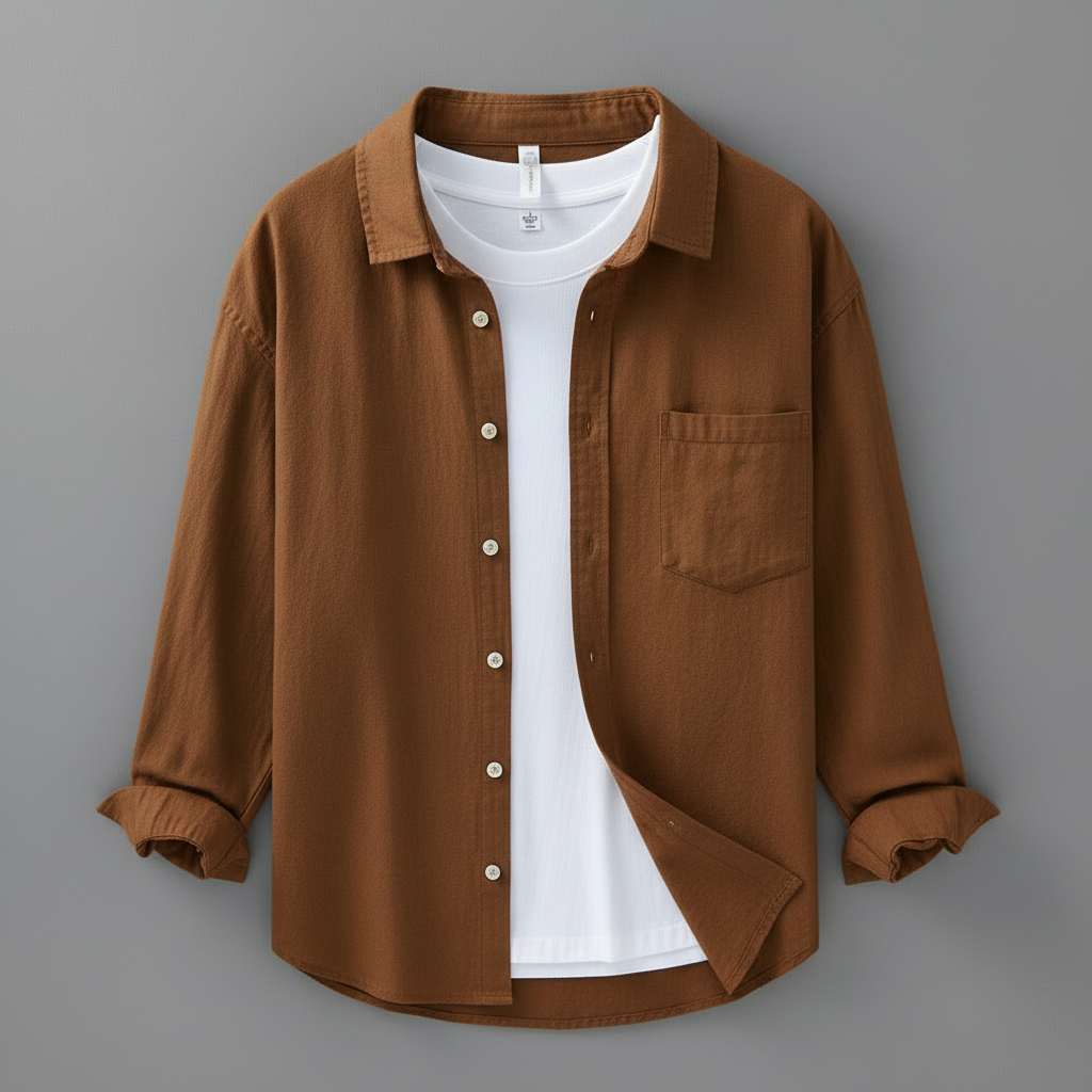 Marseille Premium Leinenhemd | Herren Hemd Langarm