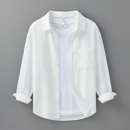 Marseille Premium Leinenhemd | Herren Hemd Langarm