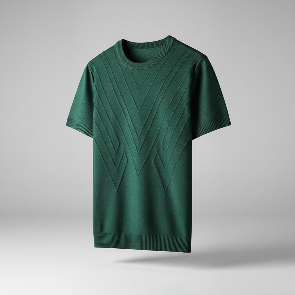 Palermo Hemd | Baumwollmischung mit Geometrischem Muster