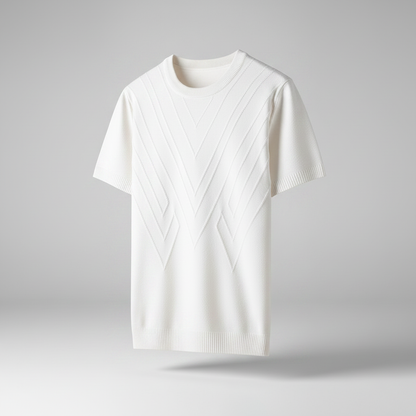 Palermo Hemd | Baumwollmischung mit Geometrischem Muster