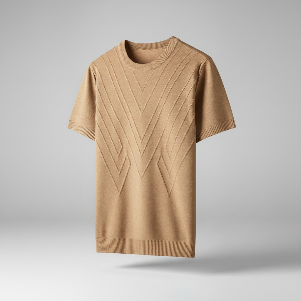 Palermo Hemd | Baumwollmischung mit Geometrischem Muster