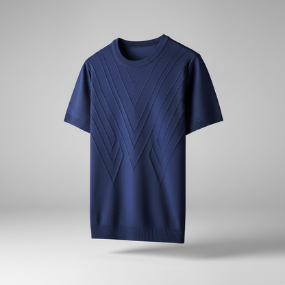 Palermo Hemd | Baumwollmischung mit Geometrischem Muster
