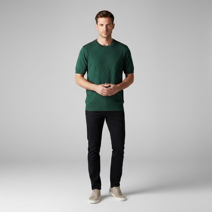 Palermo Hemd | Baumwollmischung mit Geometrischem Muster