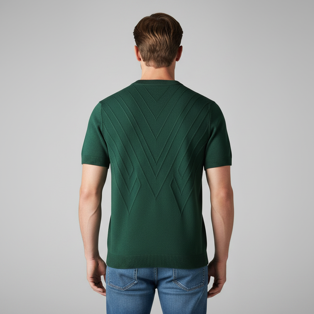 Palermo Hemd | Baumwollmischung mit Geometrischem Muster