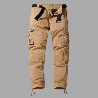 Cargohose Herren | Entspannte Passform mit Verstellbaren Bündchen