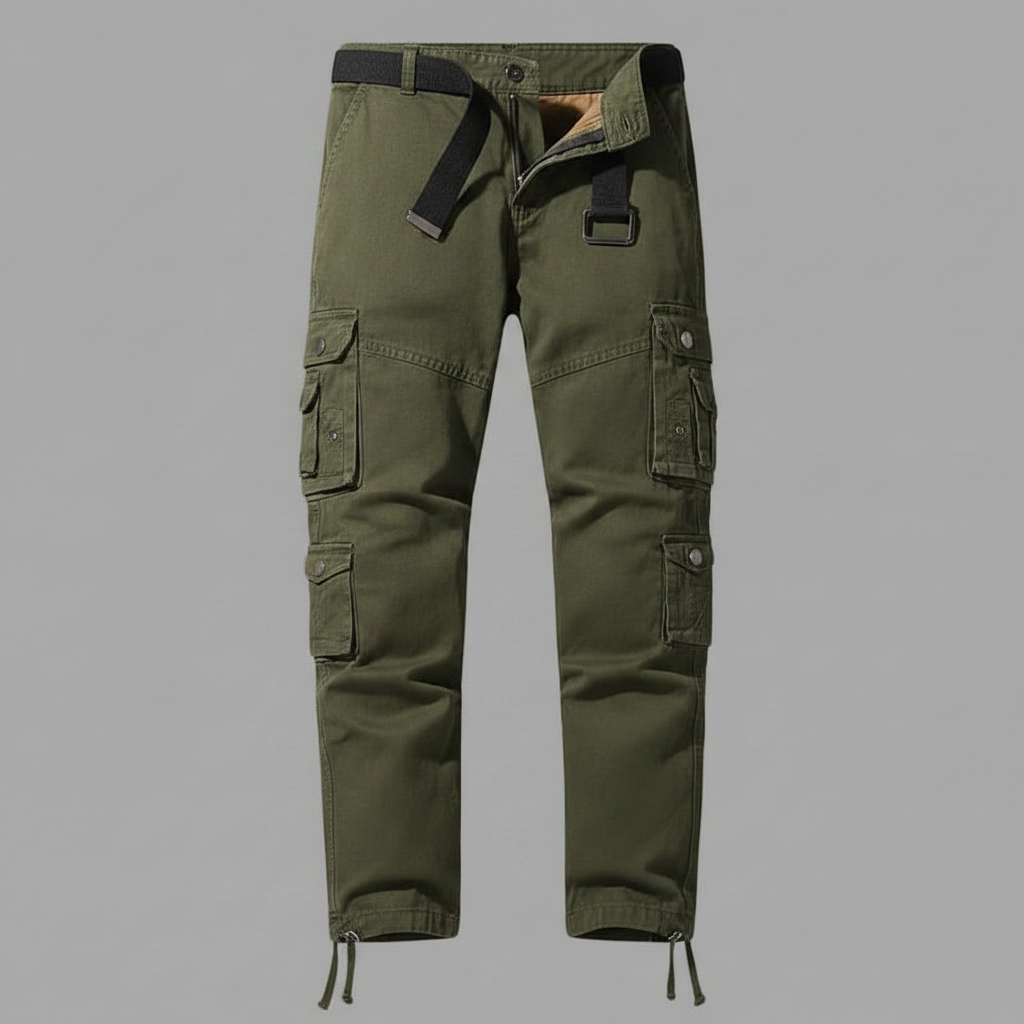 Cargohose Herren | Entspannte Passform mit Verstellbaren Bündchen