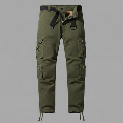 Cargohose Herren | Entspannte Passform mit Verstellbaren Bündchen