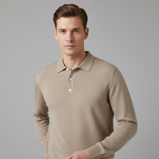 Langarm-Poloshirt Herren | Klassisch & Vielseitig