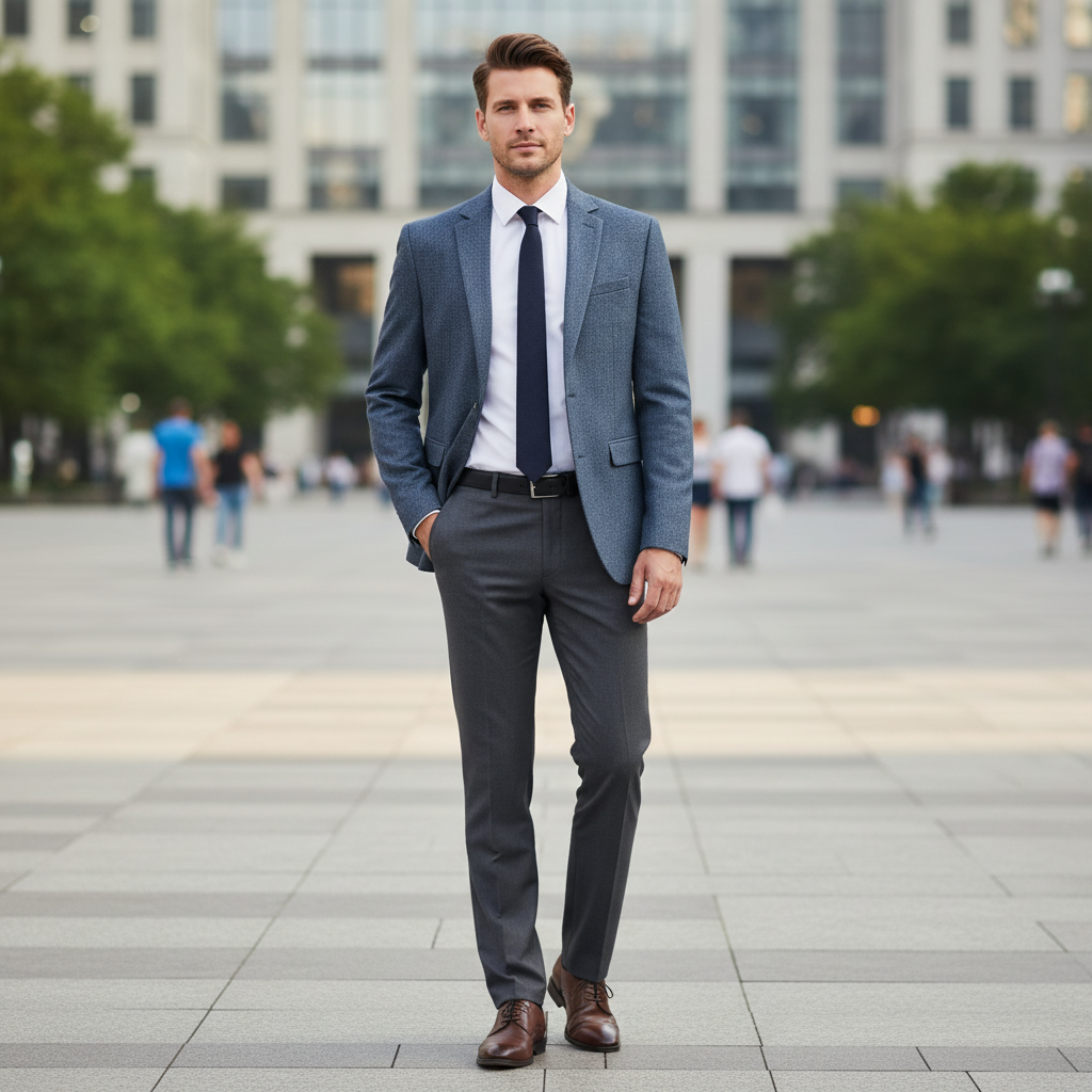 Slim-Fit Herrenblazer Cedric | Moderner Business-Blazer